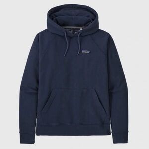 Patagonia P-6 Organic Cotton Hoodie - Navy - Small